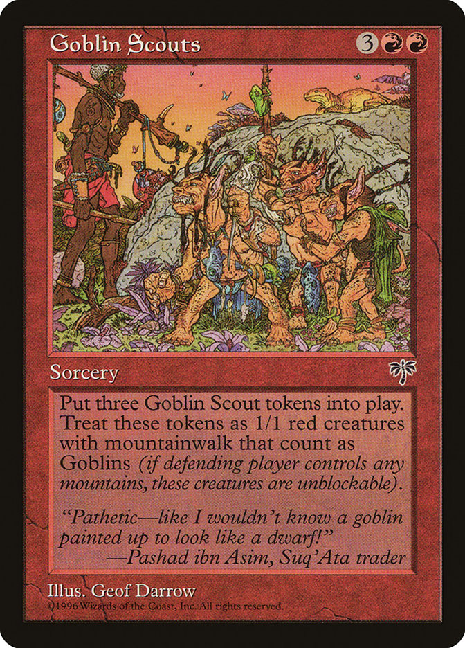 Goblin Scouts [Mirage] | Card Merchant Takapuna