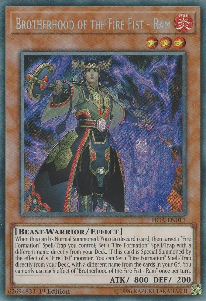 Brotherhood of the Fire Fist - Ram [FIGA-EN011] Secret Rare | Card Merchant Takapuna