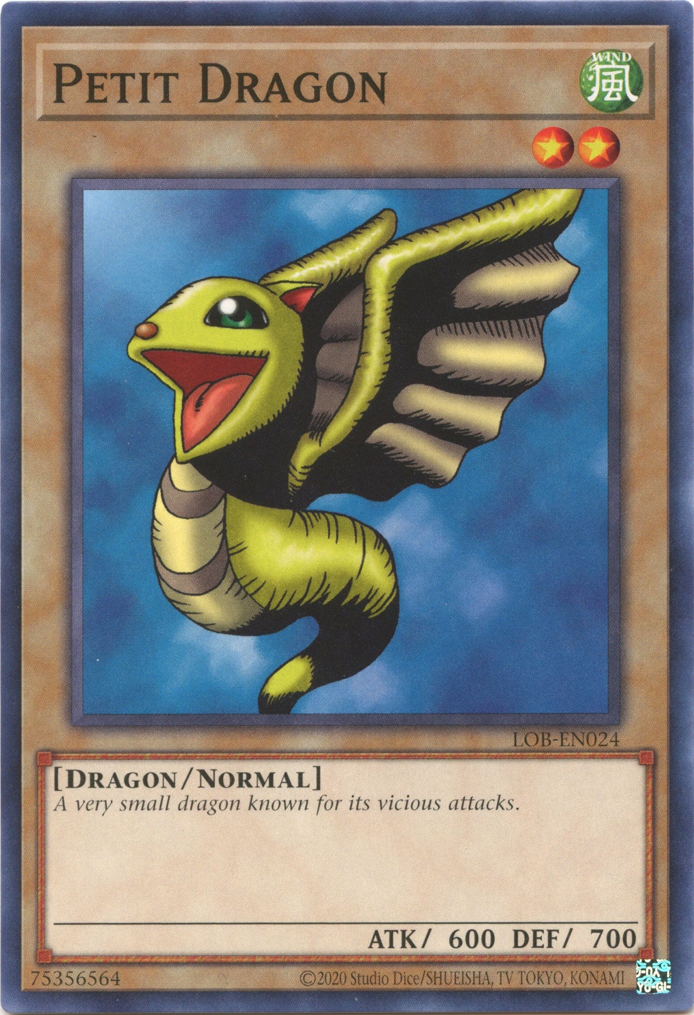 Petit Dragon (25th Anniversary) [LOB-EN024] Common | Card Merchant Takapuna