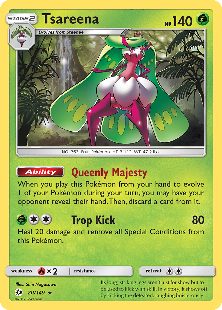 Tsareena (20/149) [Sun & Moon: Base Set] | Card Merchant Takapuna