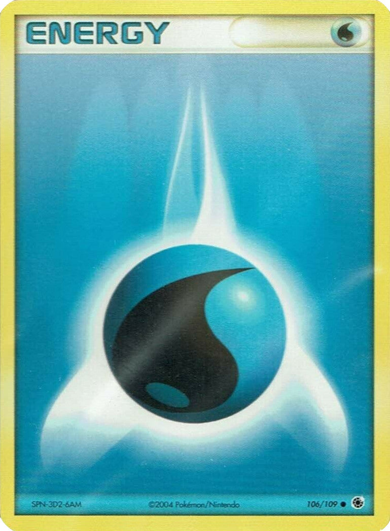 Water Energy (106/109) [EX: Battle Stadium] | Card Merchant Takapuna