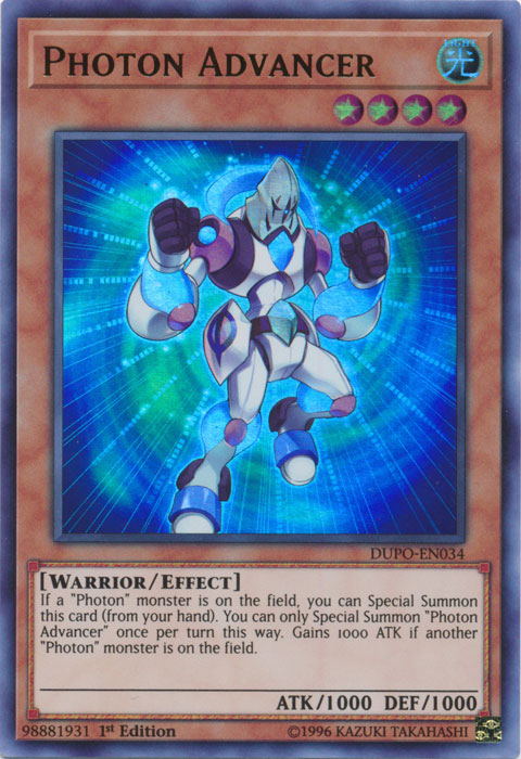 Photon Advancer [DUPO-EN034] Ultra Rare | Card Merchant Takapuna