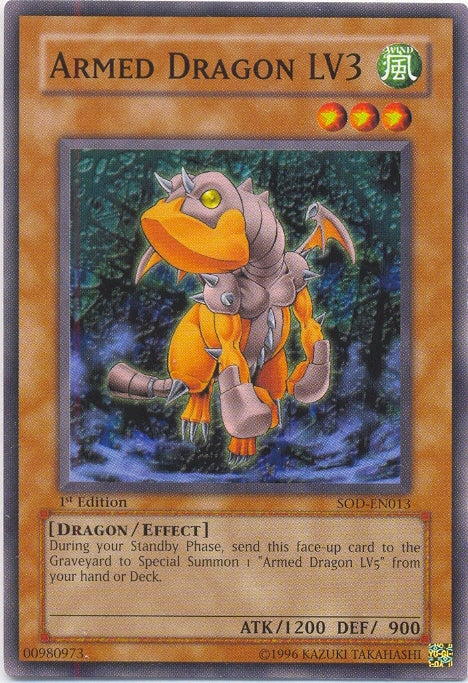 Armed Dragon LV3 [SOD-EN013] Common | Card Merchant Takapuna