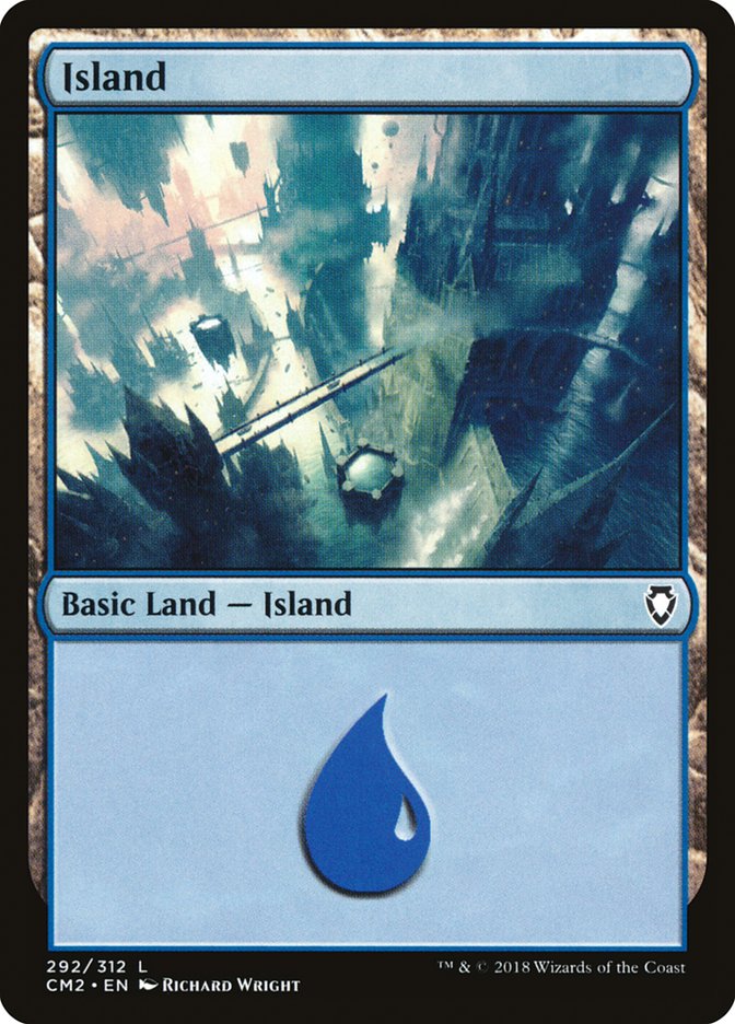 Island (292) [Commander Anthology Volume II] | Card Merchant Takapuna