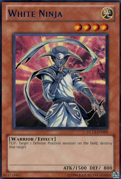 White Ninja (Blue) [DL13-EN009] Rare | Card Merchant Takapuna