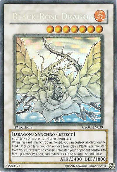 Black Rose Dragon [CSOC-EN039] Ghost Rare | Card Merchant Takapuna