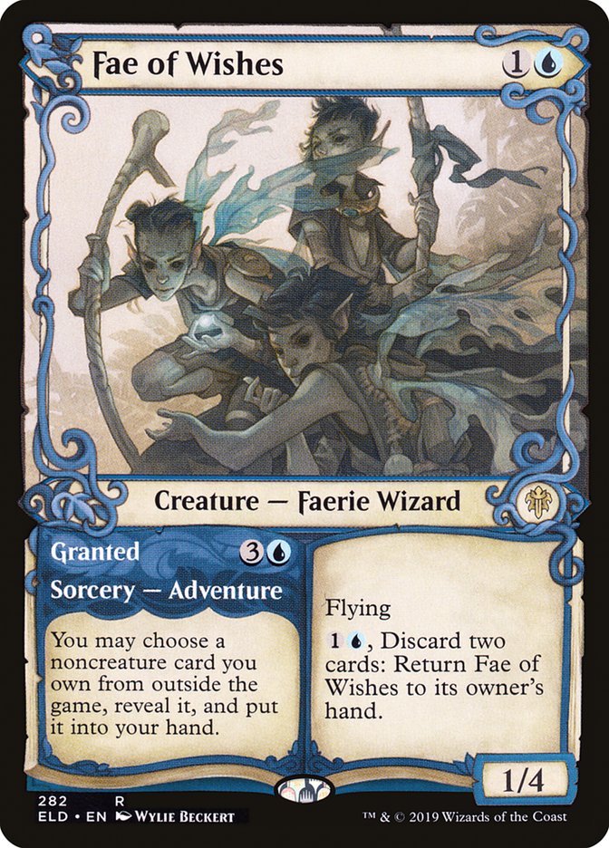 Fae of Wishes // Granted (Showcase) [Throne of Eldraine] | Card Merchant Takapuna