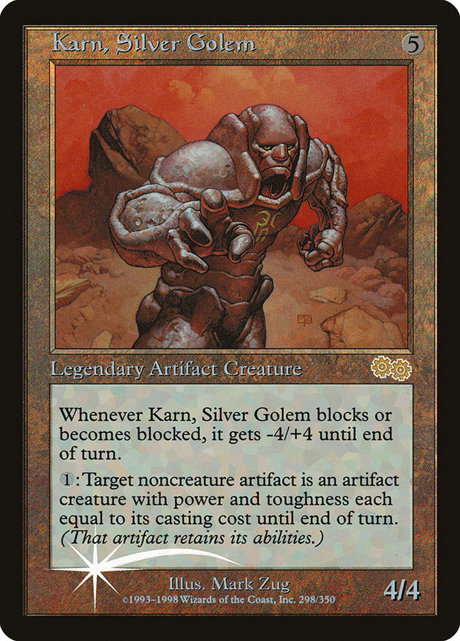 Karn, Silver Golem [Arena League 1999] | Card Merchant Takapuna