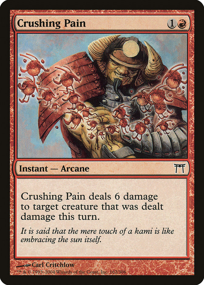 Crushing Pain [Champions of Kamigawa] | Card Merchant Takapuna