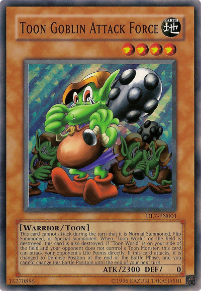 Toon Goblin Attack Force [DL7-EN001] Super Rare | Card Merchant Takapuna