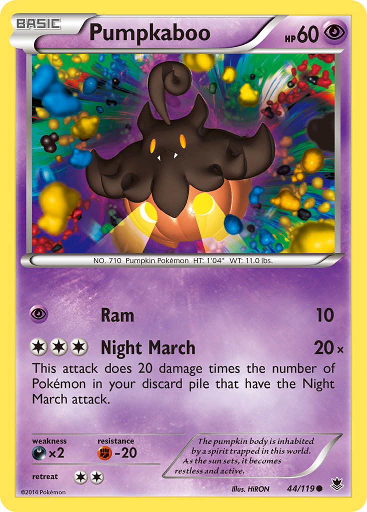 Pumpkaboo (44/119) [XY: Phantom Forces] | Card Merchant Takapuna