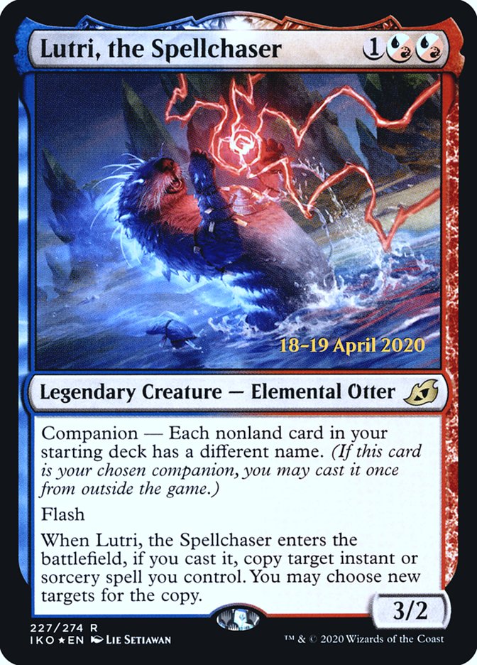 Lutri, the Spellchaser [Ikoria: Lair of Behemoths Prerelease Promos] | Card Merchant Takapuna