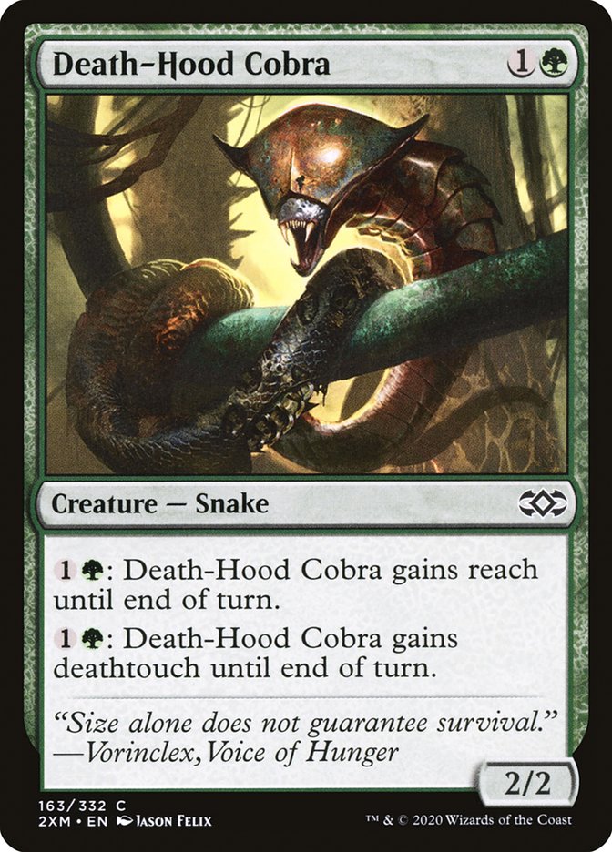 Death-Hood Cobra [Double Masters] | Card Merchant Takapuna