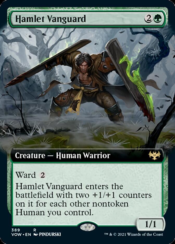 Hamlet Vanguard (Extended Art) [Innistrad: Crimson Vow] | Card Merchant Takapuna