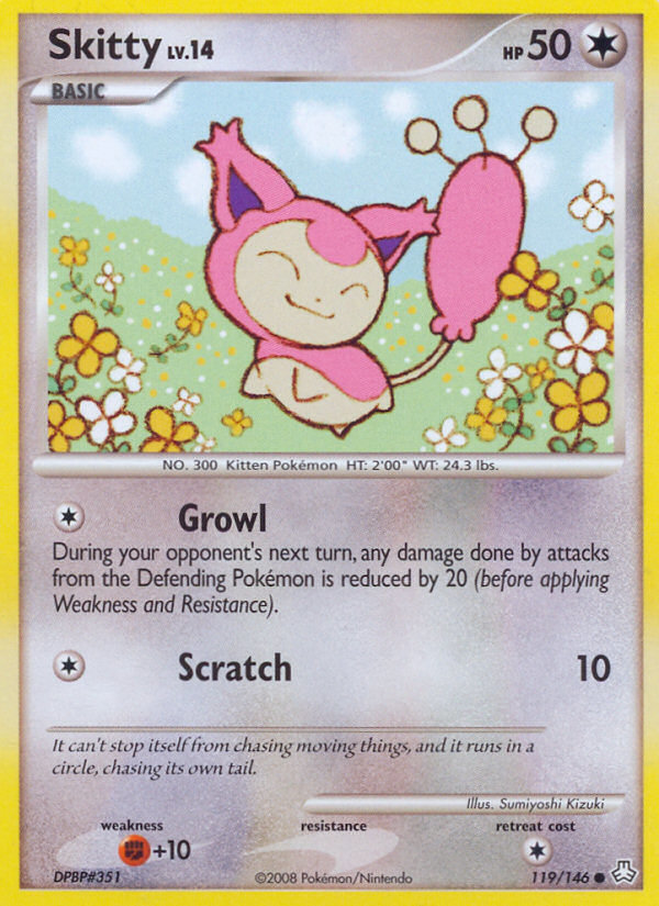 Skitty (119/146) [Diamond & Pearl: Legends Awakened] | Card Merchant Takapuna