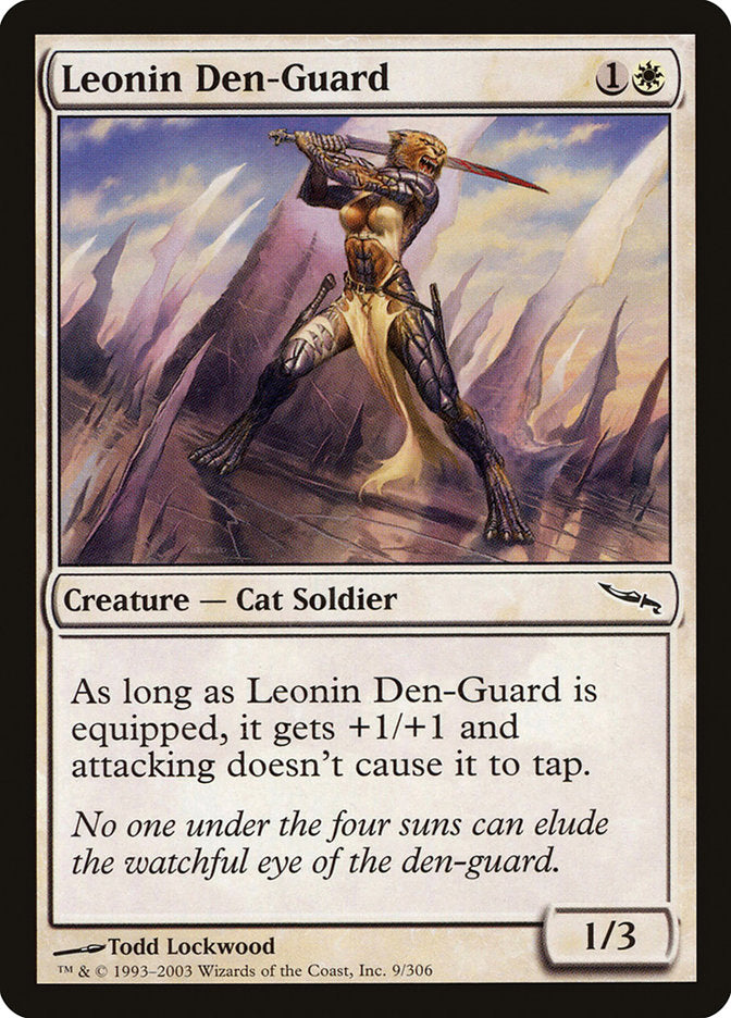 Leonin Den-Guard [Mirrodin] | Card Merchant Takapuna