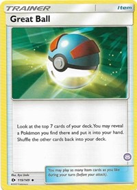 Great Ball (119/149) (Deck Exclusive #25) [Sun & Moon: Trainer Kit - Alolan Sandslash] | Card Merchant Takapuna