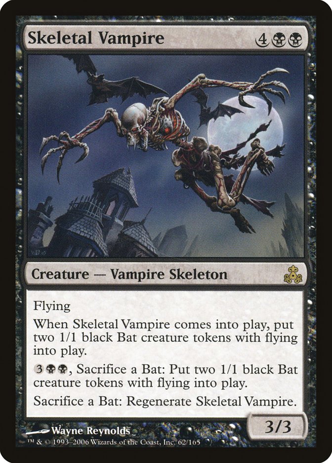 Skeletal Vampire [Guildpact] | Card Merchant Takapuna