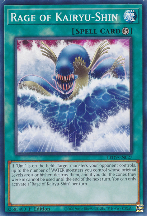 Rage of Kairyu-Shin [LED9-EN027] Common | Card Merchant Takapuna