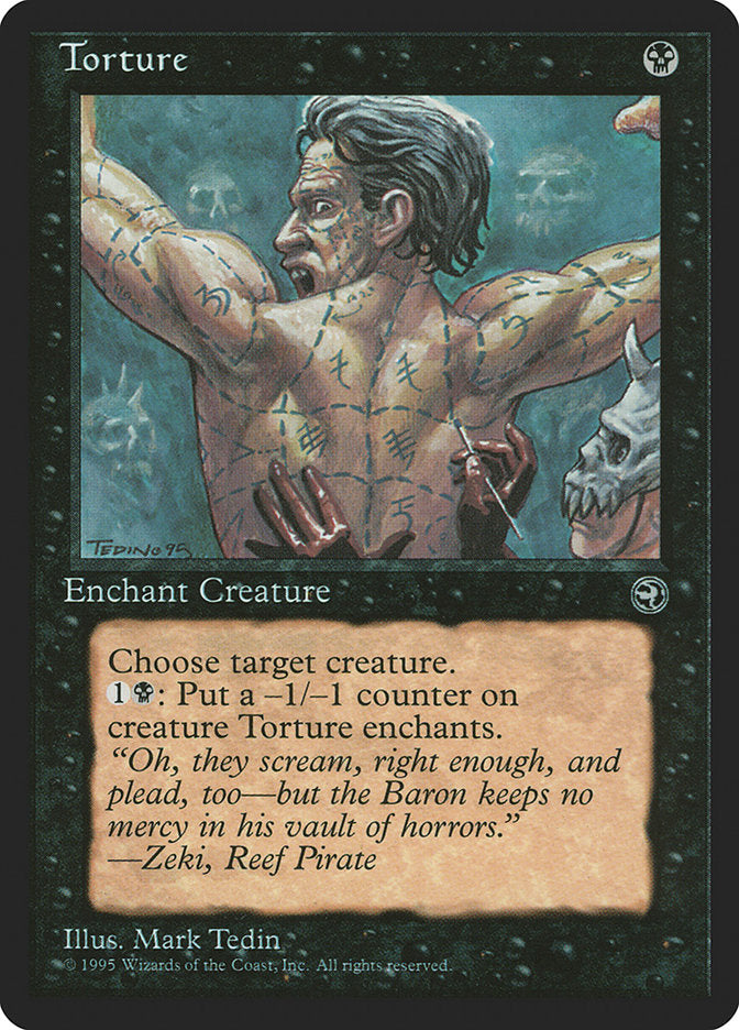 Torture (Zeki Flavor Text) [Homelands] | Card Merchant Takapuna