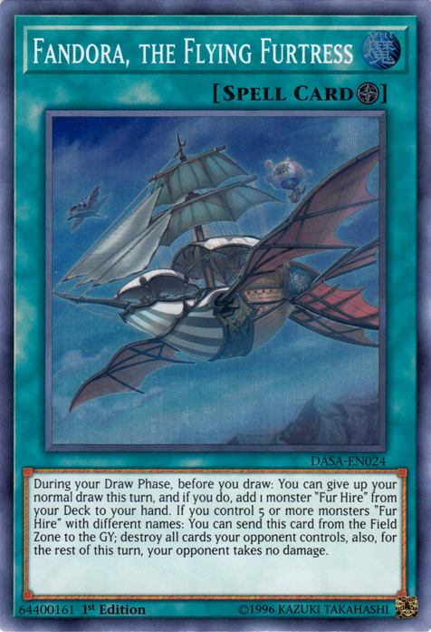 Fandora, the Flying Furtress [DASA-EN024] Super Rare | Card Merchant Takapuna