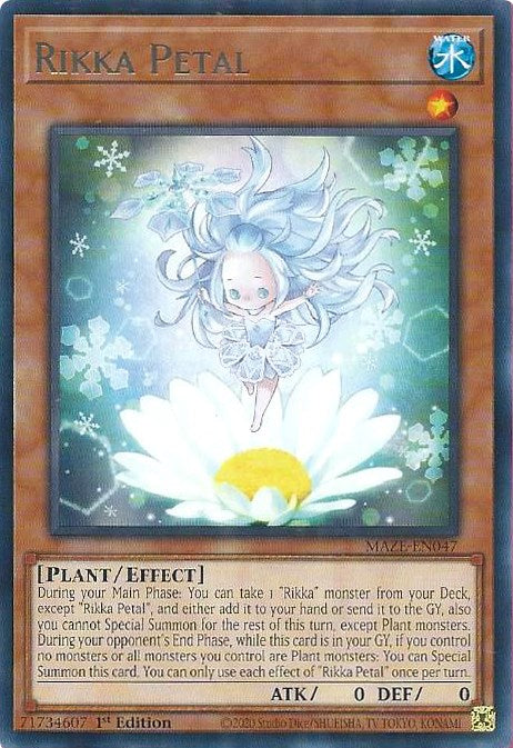 Rikka Petal [MAZE-EN047] Rare | Card Merchant Takapuna