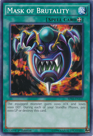 Mask of Brutality [BP03-EN137] Common | Card Merchant Takapuna