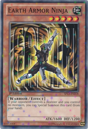 Earth Armor Ninja [SP13-EN018] Starfoil Rare | Card Merchant Takapuna