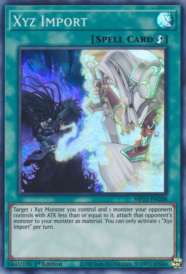 Xyz Import [MP21-EN208] Super Rare | Card Merchant Takapuna