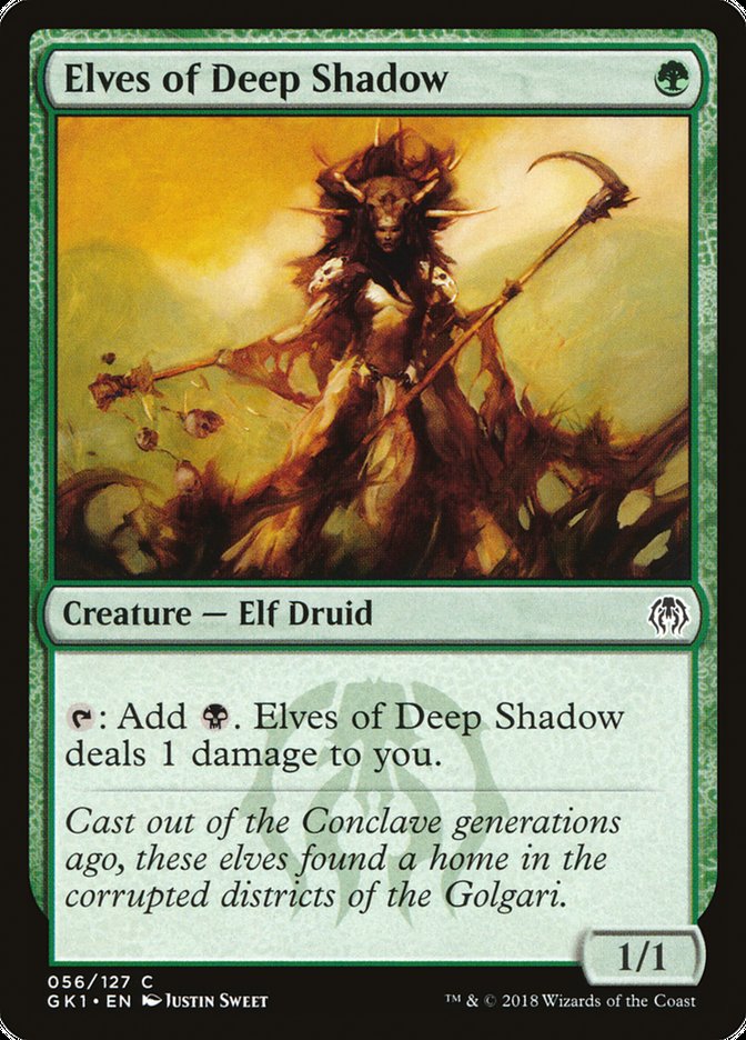 Elves of Deep Shadow [Guilds of Ravnica Guild Kit] | Card Merchant Takapuna