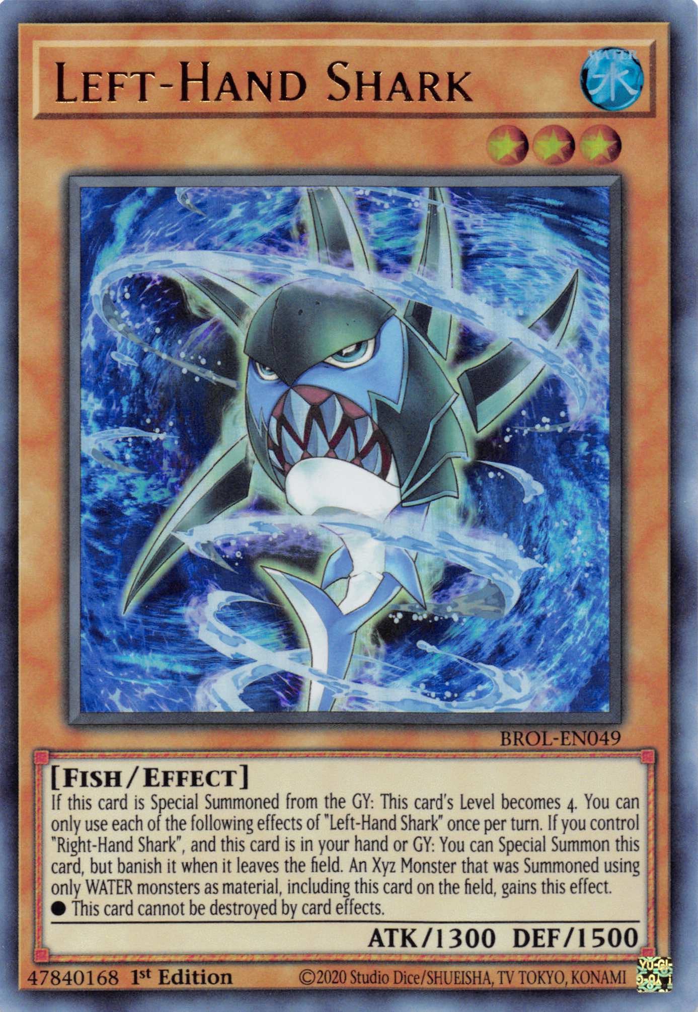 Left-Hand Shark [BROL-EN049] Ultra Rare | Card Merchant Takapuna