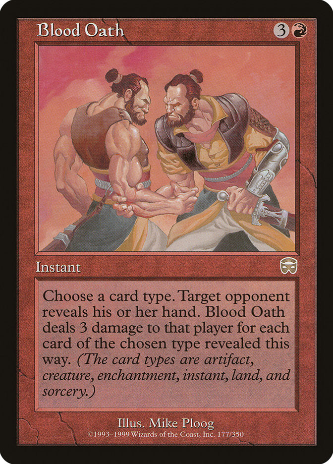 Blood Oath [Mercadian Masques] | Card Merchant Takapuna