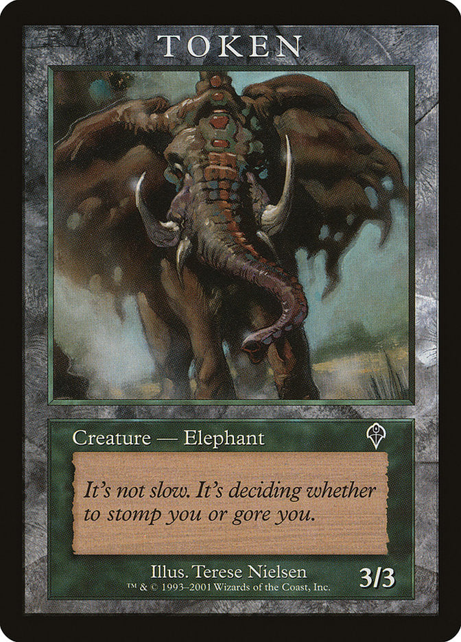 Elephant Token [Magic Player Rewards 2001] | Card Merchant Takapuna