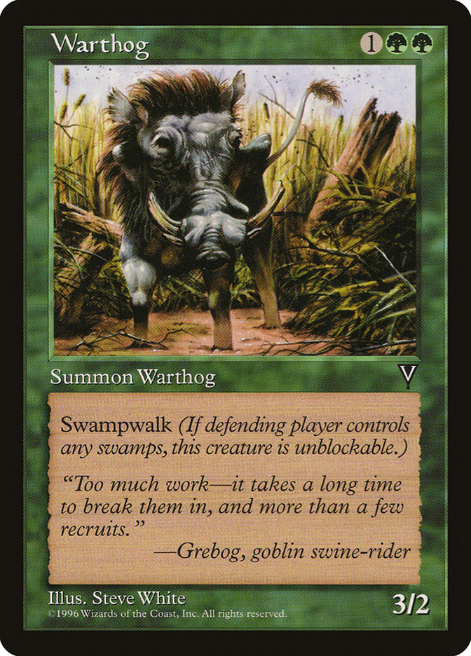 Warthog [Visions] | Card Merchant Takapuna