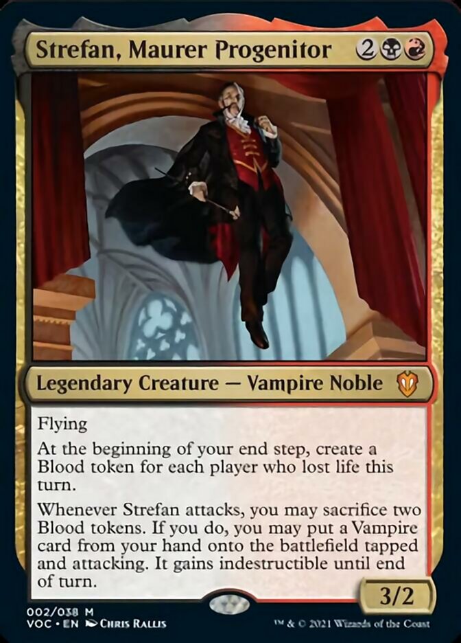 Strefan, Maurer Progenitor [Innistrad: Crimson Vow Commander] | Card Merchant Takapuna