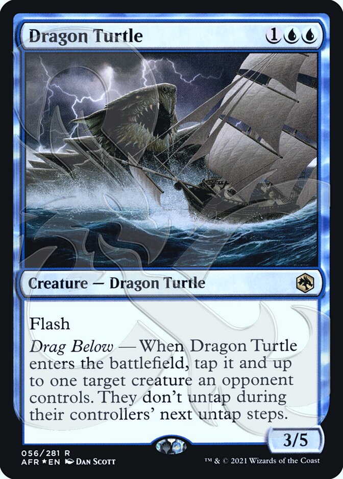 Dragon Turtle (Ampersand Promo) [Dungeons & Dragons: Adventures in the Forgotten Realms Promos] | Card Merchant Takapuna