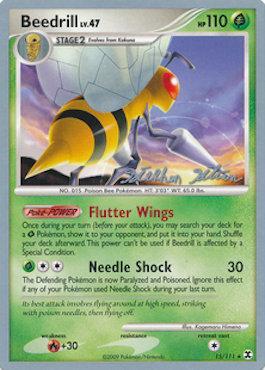 Beedrill LV.47 (15/111) (Luxdrill - Stephen Silvestro) [World Championships 2009] | Card Merchant Takapuna