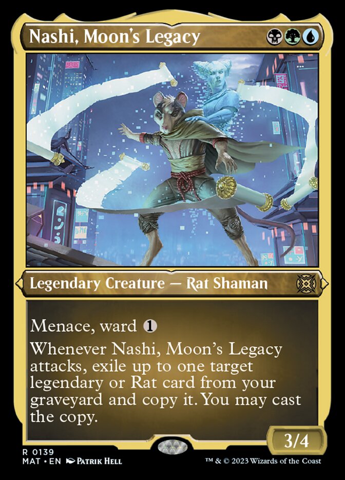 Nashi, Moon's Legacy (Foil Etched) [March of the Machine: The Aftermath] | Card Merchant Takapuna