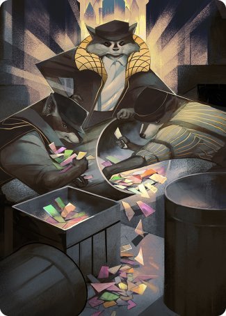 Masked Bandits Art Card [Streets of New Capenna Art Series] | Card Merchant Takapuna