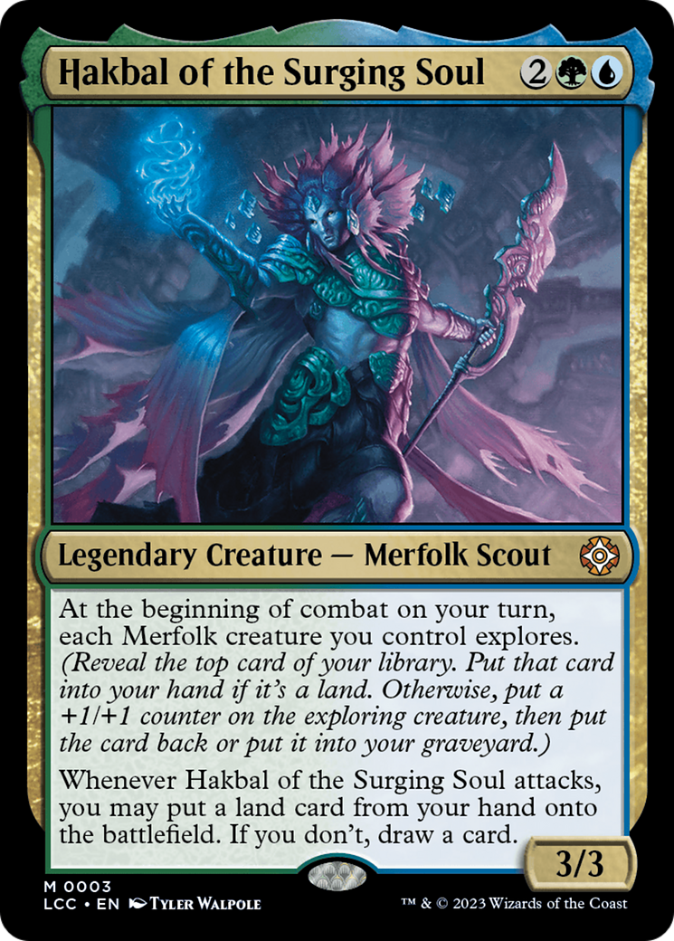 Hakbal of the Surging Soul [The Lost Caverns of Ixalan Commander] | Card Merchant Takapuna