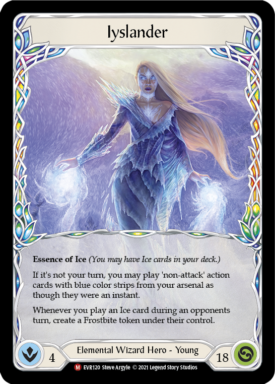 Iyslander [EVR120] (Everfest)  1st Edition Rainbow Foil | Card Merchant Takapuna