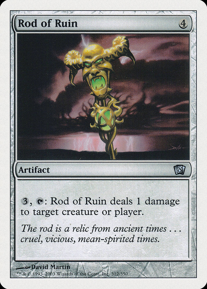 Rod of Ruin [Eighth Edition] | Card Merchant Takapuna