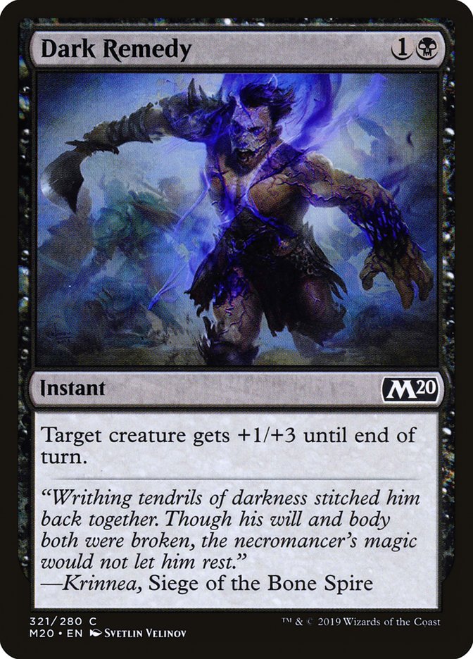 Dark Remedy [Core Set 2020] | Card Merchant Takapuna