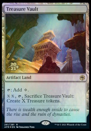 Treasure Vault [Dungeons & Dragons: Adventures in the Forgotten Realms Prerelease Promos] | Card Merchant Takapuna