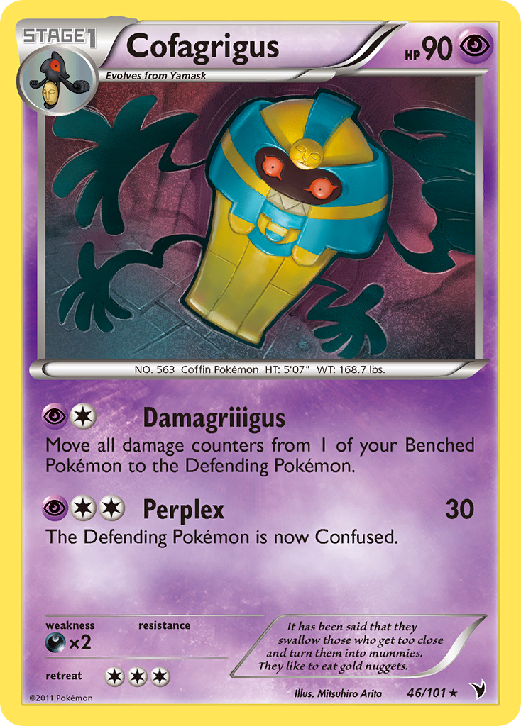 Cofagrigus (46/101) [Black & White: Noble Victories] | Card Merchant Takapuna