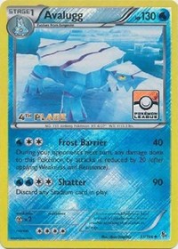 Avalugg (31/106) (League Promo 4th Place) [XY: Flashfire] | Card Merchant Takapuna