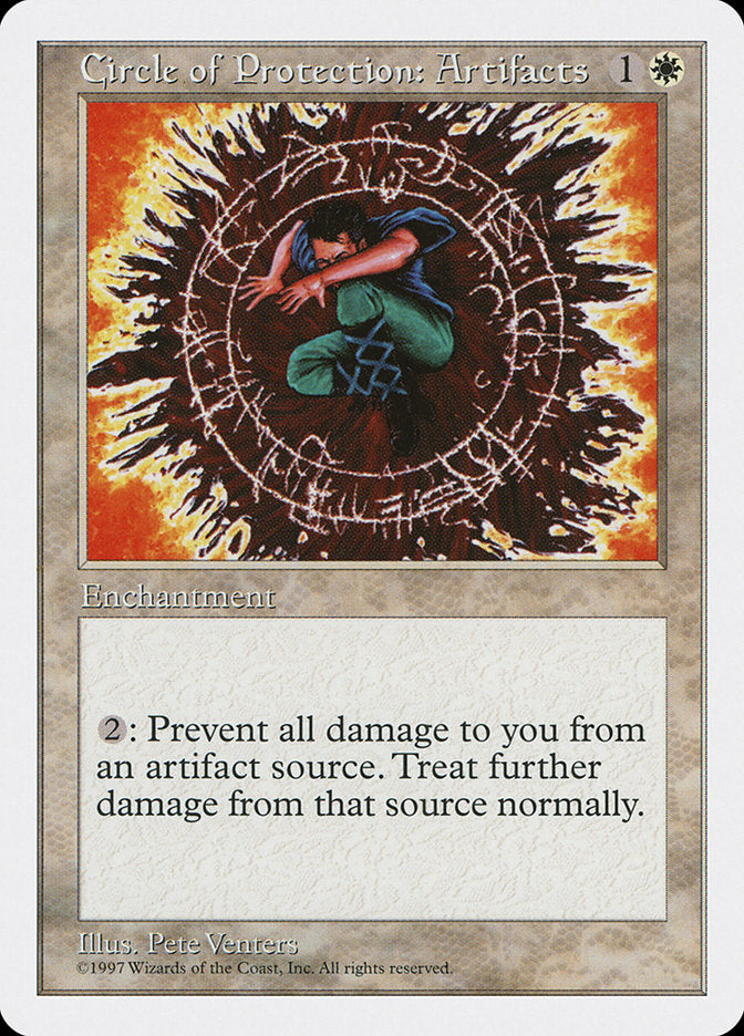 Circle of Protection: Artifacts [Fifth Edition] | Card Merchant Takapuna