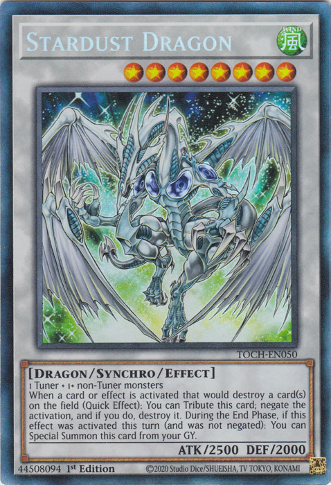 Stardust Dragon [TOCH-EN050] Collector's Rare | Card Merchant Takapuna