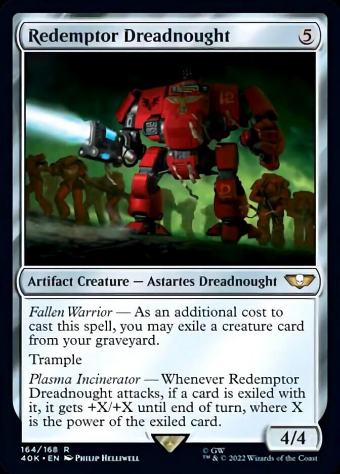 Redemptor Dreadnought (Surge Foil) [Warhammer 40,000] | Card Merchant Takapuna