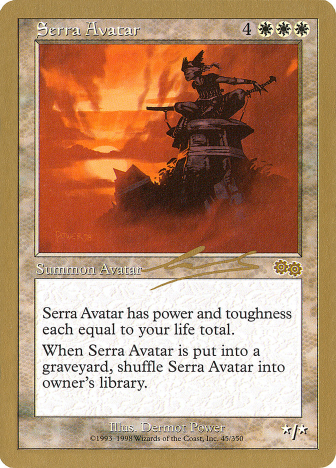 Serra Avatar (Nicolas Labarre) [World Championship Decks 2000] | Card Merchant Takapuna